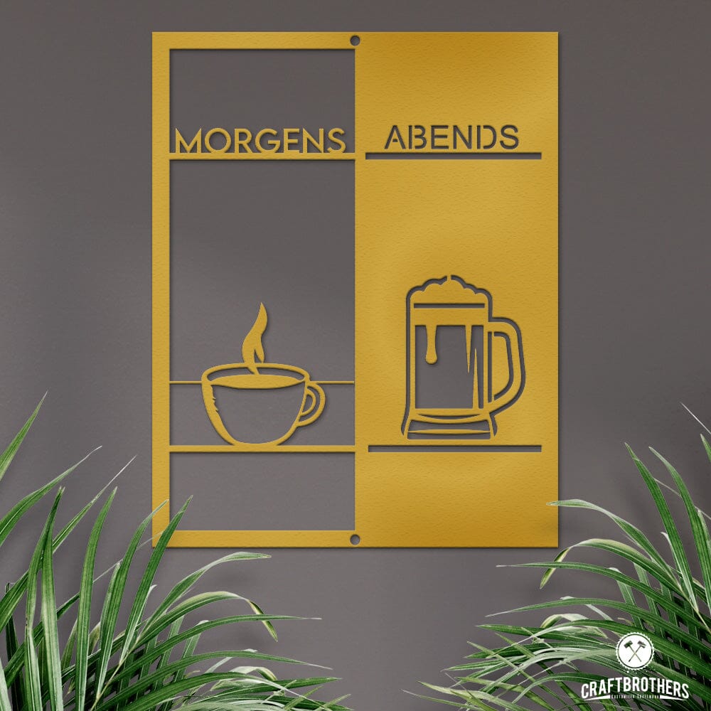 Barschild - "Kontrast" Bier-Edition Dekoartikel Craftbrothers