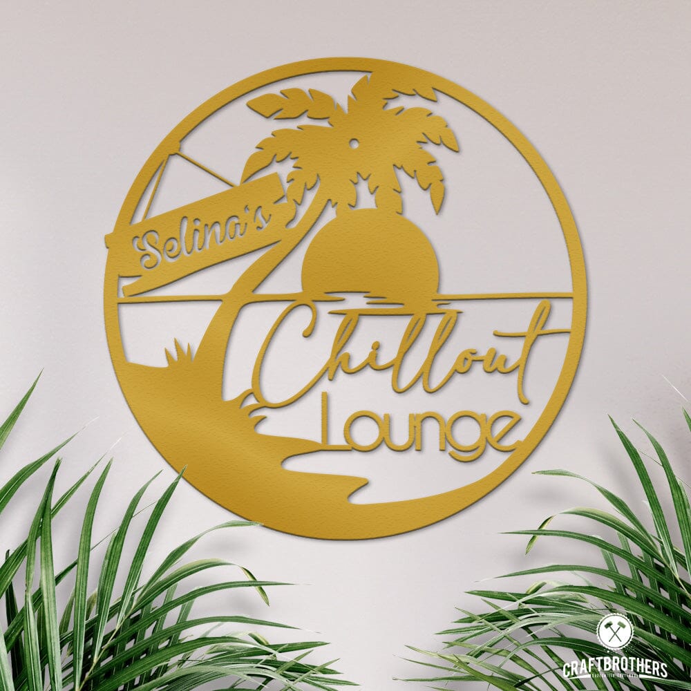 Chillout Lounge aus edlem Stahl (personalisierbar) Craftbrothers
