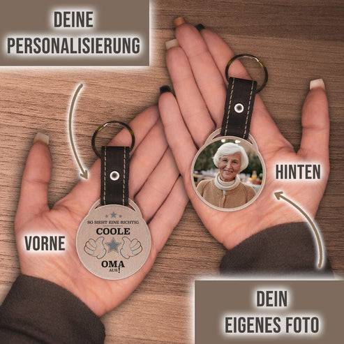 Foto - Schlüsselanhänger - Coole Oma Schlüsselanhänger Craftbrothers 
