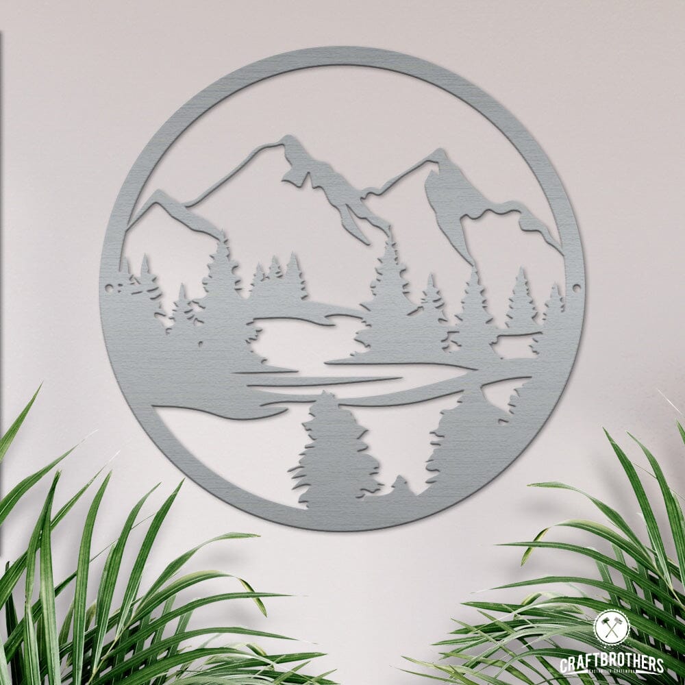 Deko-Wandschild "Berge" Dekoartikel Craftbrothers