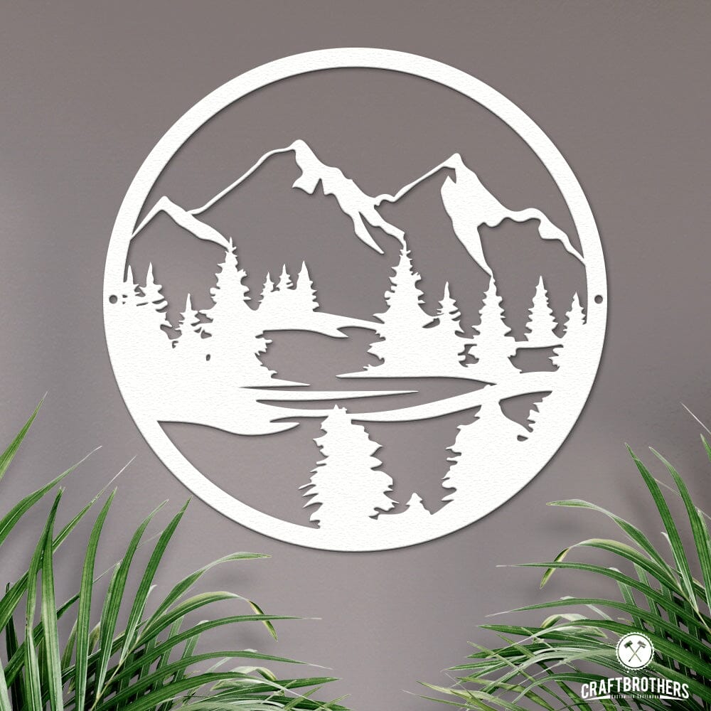 Deko-Wandschild "Berge" Dekoartikel Craftbrothers