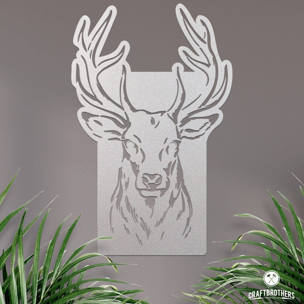 Deko-Wandschild "Hirsch I" Dekoartikel Craftbrothers
