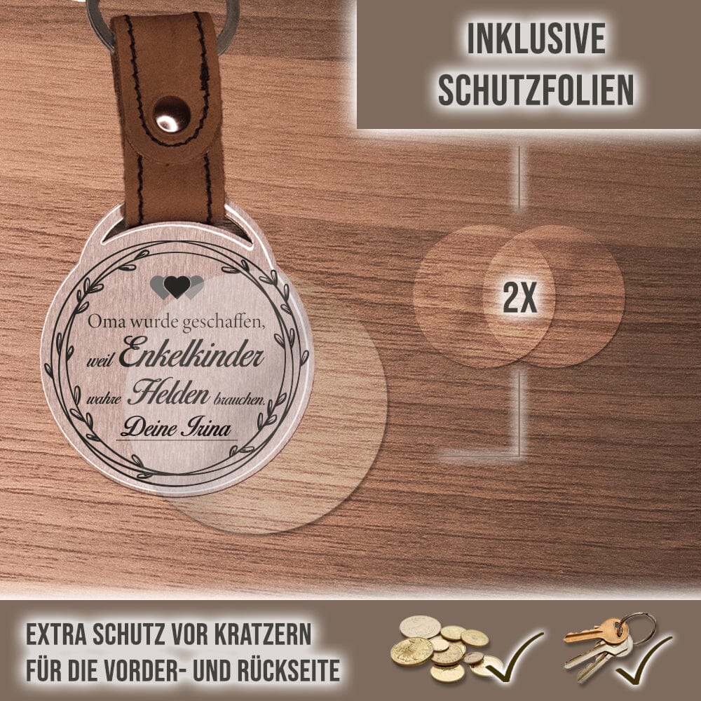Foto - Schlüsselanhänger - Oma ist unsere Superheldin Craftbrothers