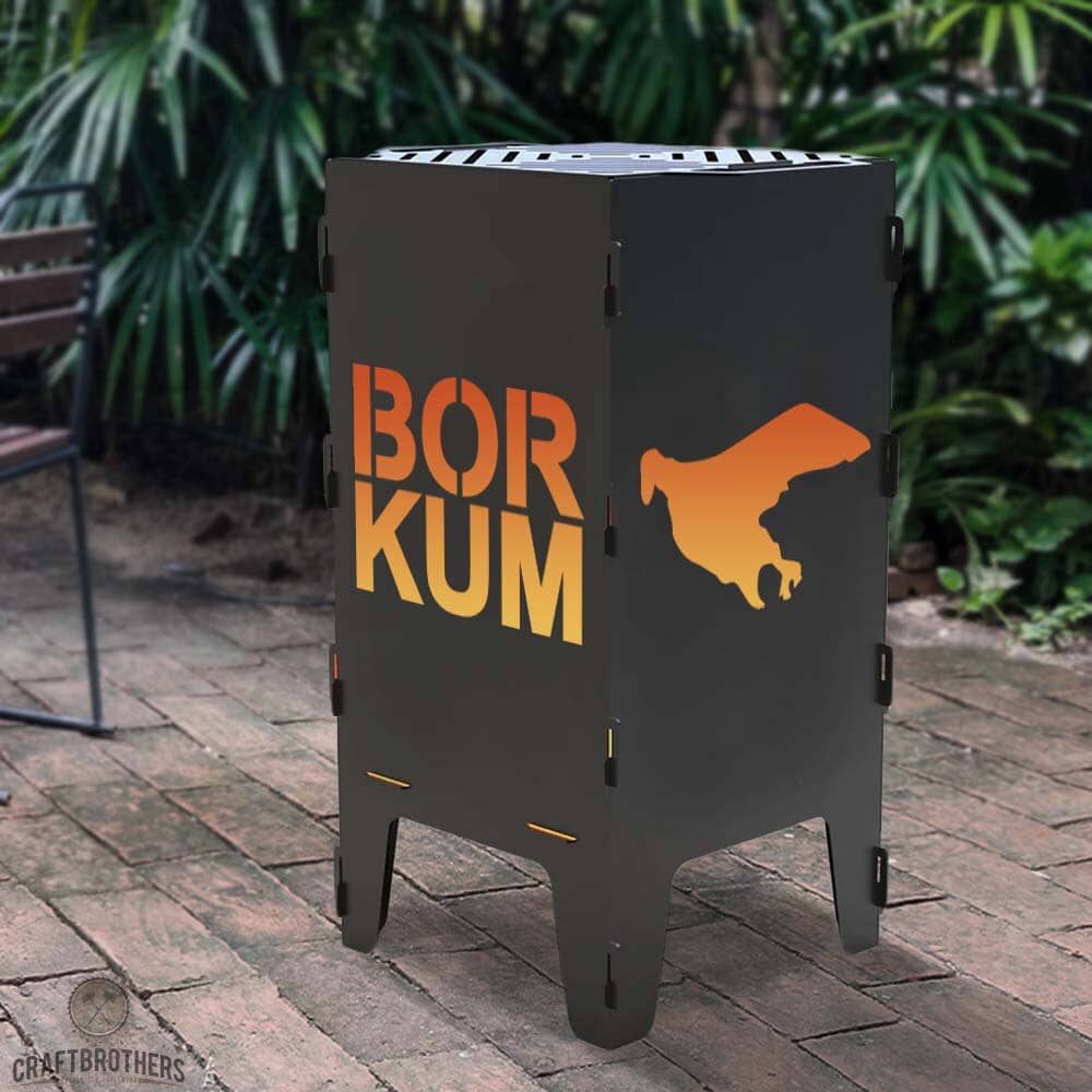 Feuertonne Borkum aus edlem Stahl Craftbrothers