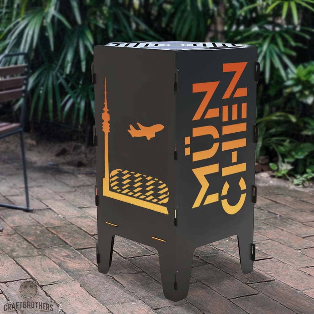 Feuertonne München aus edlem Stahl Craftbrothers