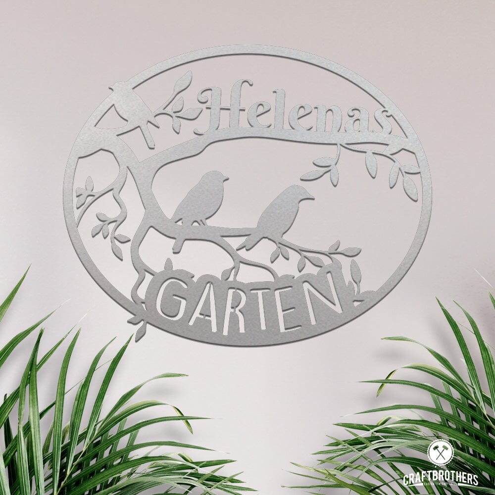 Garten II aus edlem Stahl (personalisierbar) Craftbrothers
