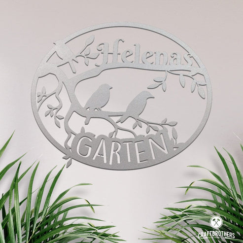 Garten II aus edlem Stahl (personalisierbar) Craftbrothers