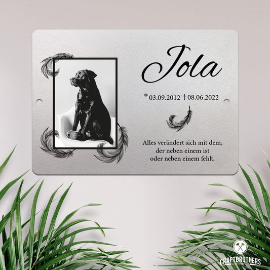 Gedenktafel - Federn Craftbrothers