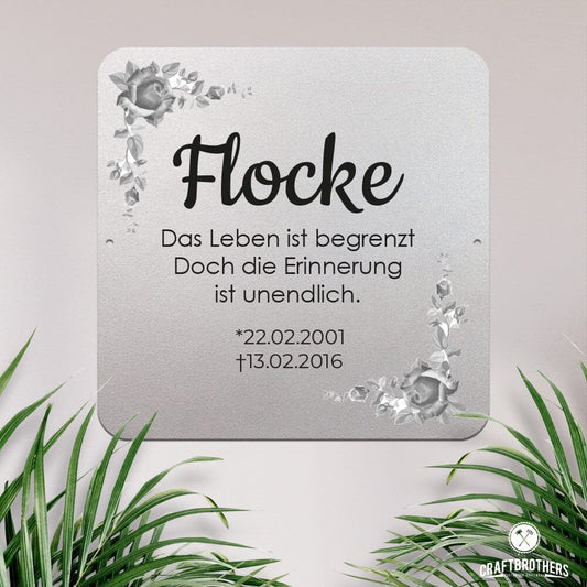 Gedenktafel - Flocke Craftbrothers