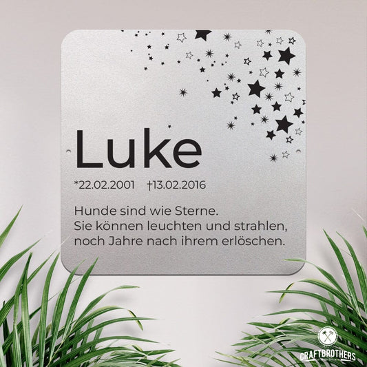 Gedenktafel - Sterne Craftbrothers