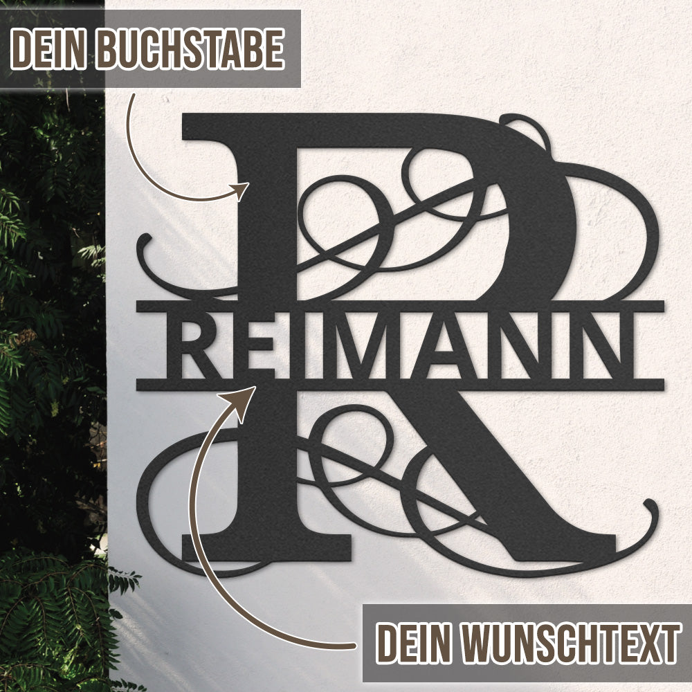 Großes Namens-Monogramm (personalisierbar)