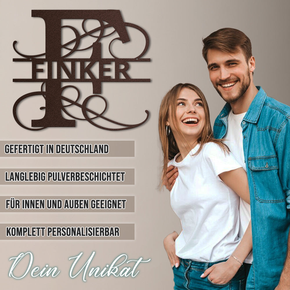 Großes Namens-Monogramm (personalisierbar)