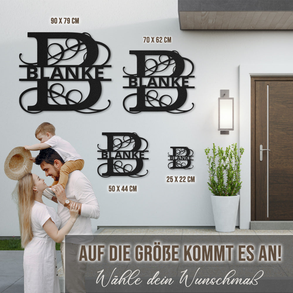Großes Namens-Monogramm (personalisierbar)
