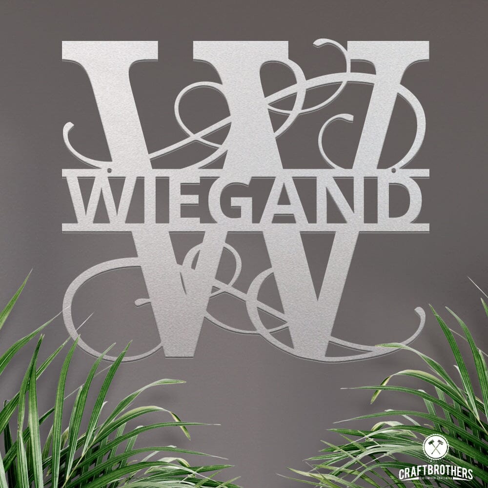 Großes Namens-Monogramm (personalisierbar) Craftbrothers