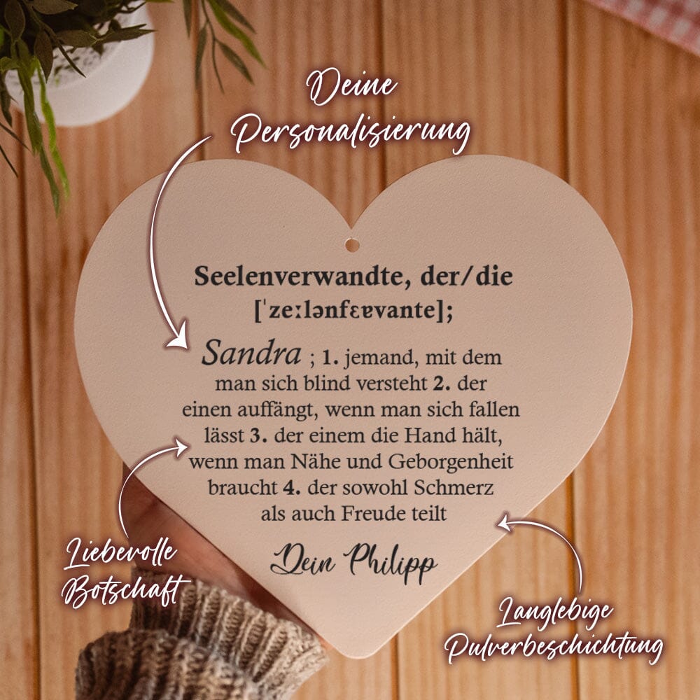 Dekoherz Seelenverwandte aus edlem Stahl (personalisierbar) Dekoherz Craftbrothers