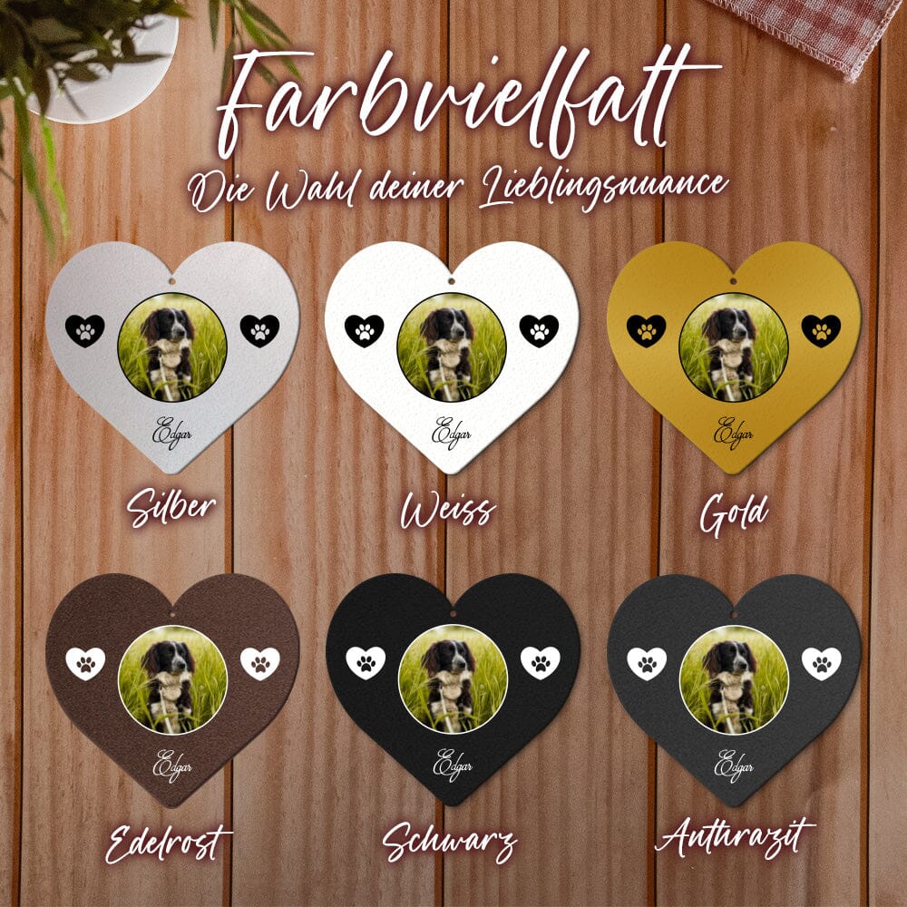 Kleines Hundeherz (inklusive Foto) Craftbrothers