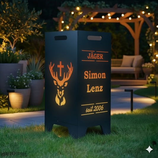 Personalisierbare Zunft-Feuertonne