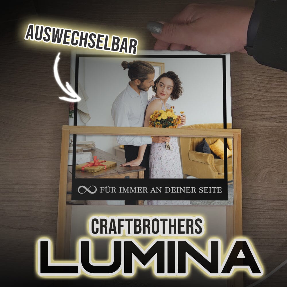 "Craftbrothers Lumina" - Für immer an deiner Seite Leuchtkasten Craftbrothers