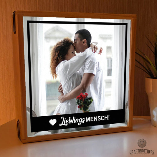 "Craftbrothers Lumina" - Lieblingsmensch Leuchtkasten Craftbrothers