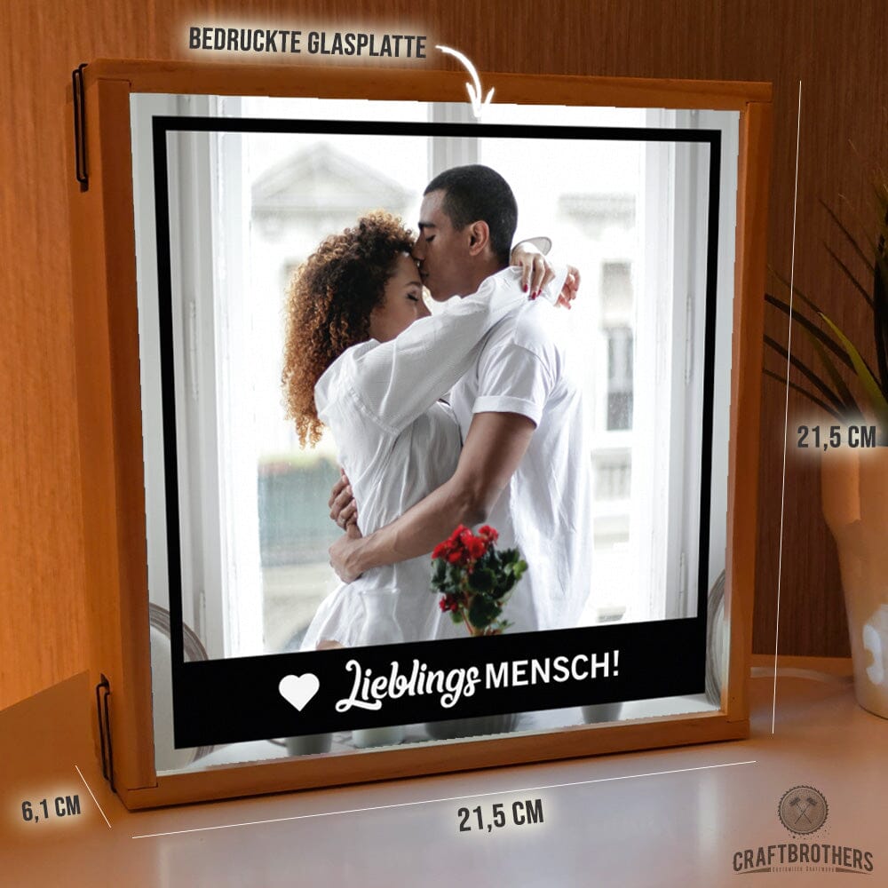 "Craftbrothers Lumina" - Lieblingsmensch Leuchtkasten Craftbrothers