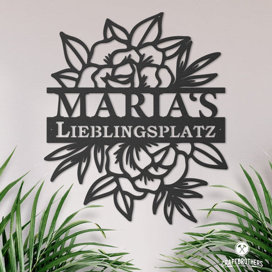 Lieblingsplatz I aus edlem Stahl (personalisierbar) Craftbrothers