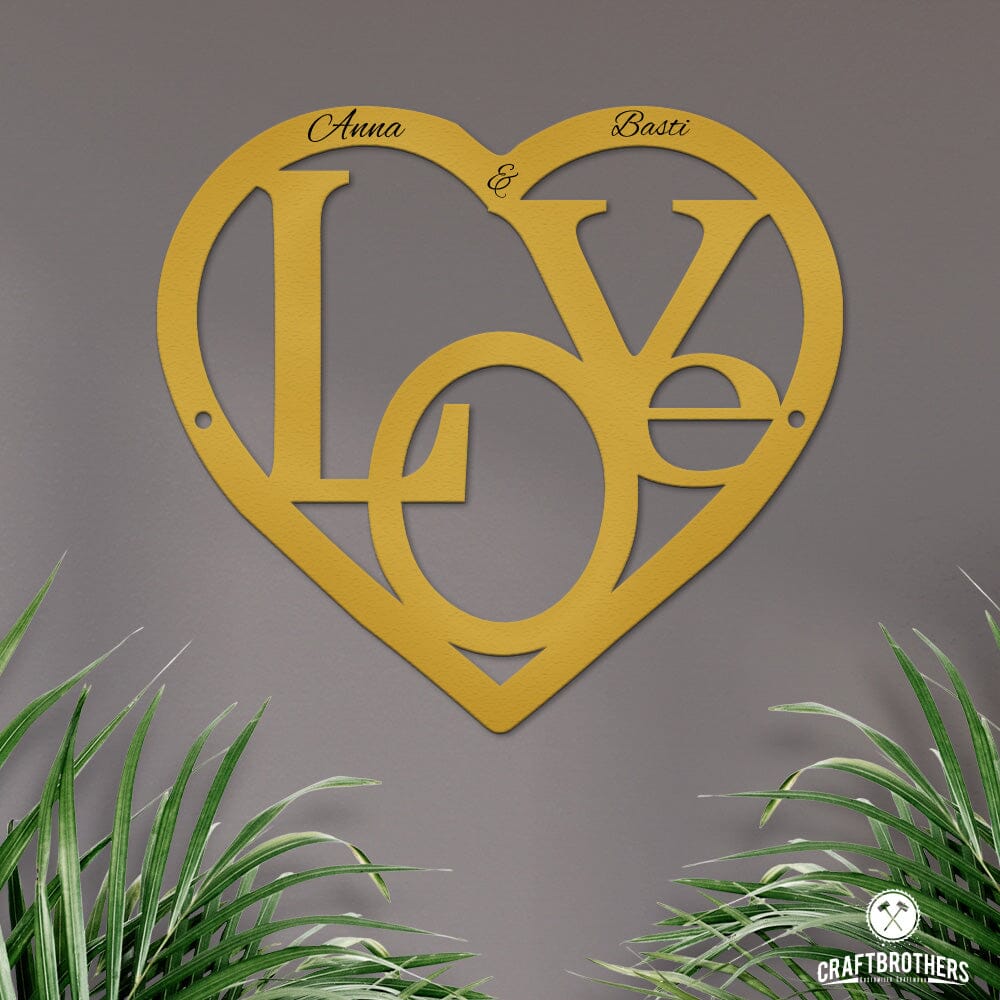 Love Heart - Dekoherz I (personalisierbar) Craftbrothers