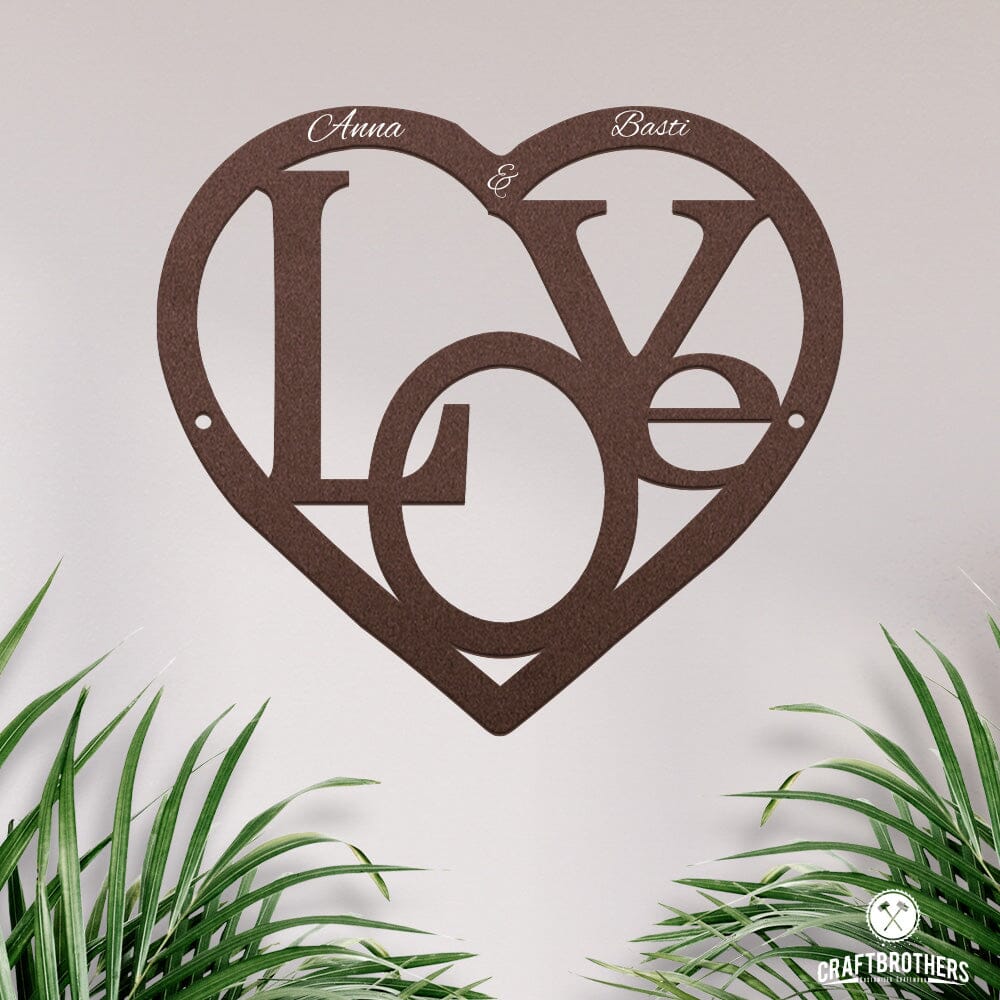 Love Heart - Dekoherz I (personalisierbar) Craftbrothers
