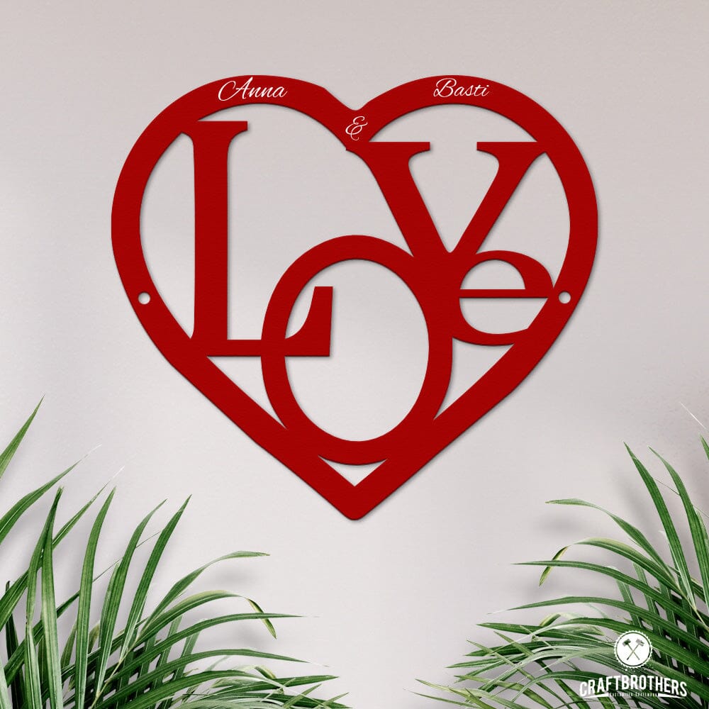 Love Heart - Dekoherz I (personalisierbar) Craftbrothers
