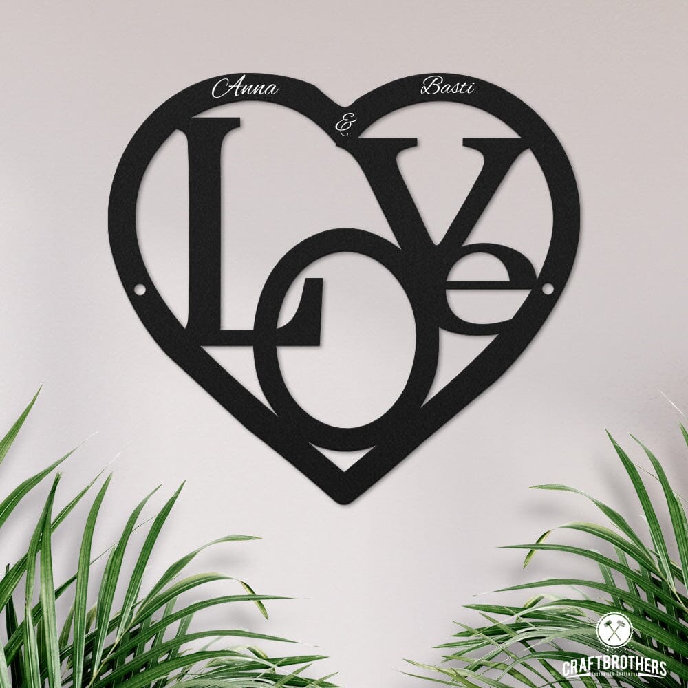 Love Heart - Dekoherz I (personalisierbar) Craftbrothers