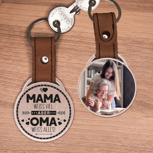 Foto - Schlüsselanhänger - Oma weiß alles Craftbrothers