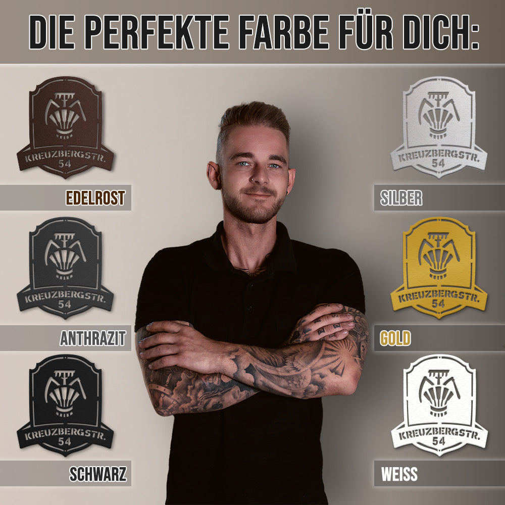 Personalisierbares Zunftwappen Schild
