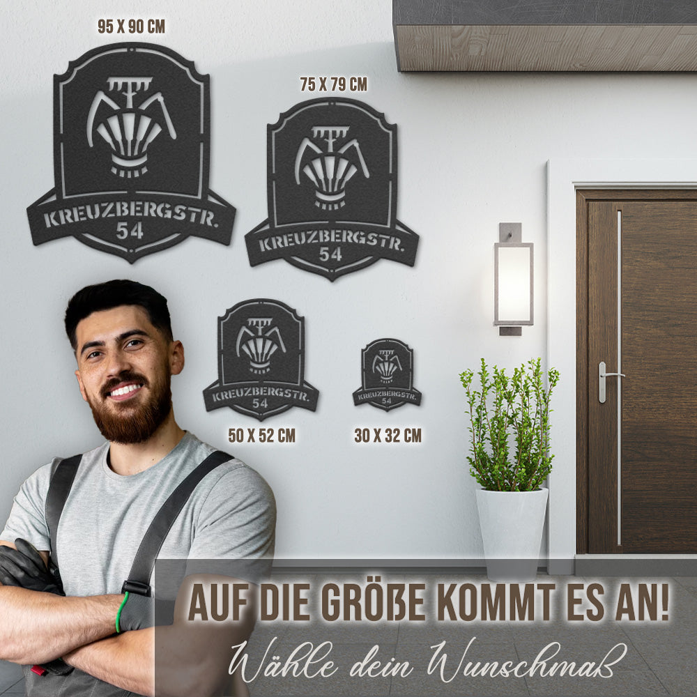 Personalisierbares Zunftwappen Schild
