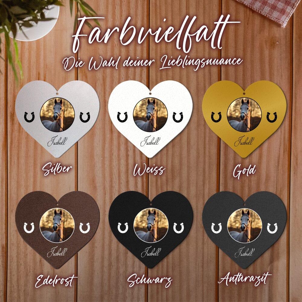 Kleines Pferdeherz (inklusive Foto) Craftbrothers