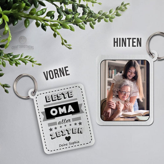 Schlüsselanhänger New Style - Beste Oma aller Zeiten Craftbrothers