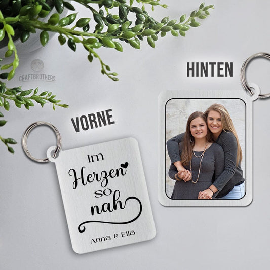 Schlüsselanhänger New Style - Im Herzen so nah Craftbrothers