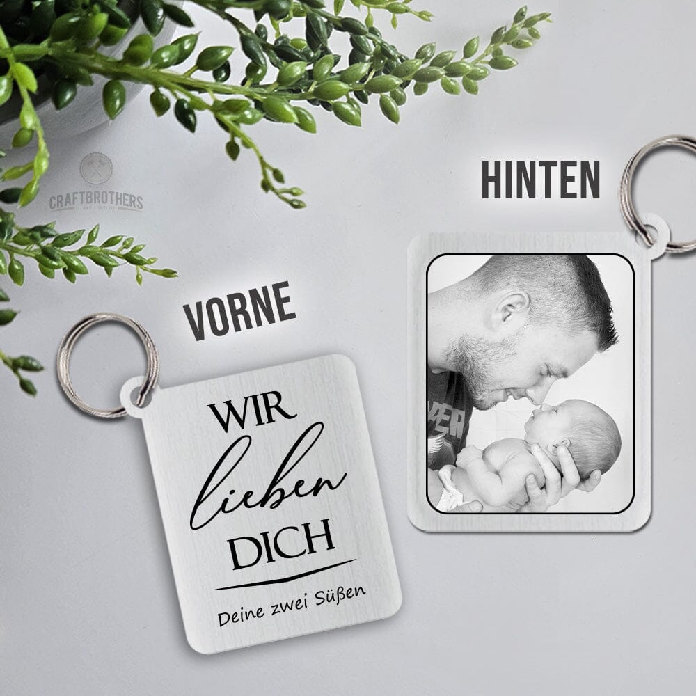 Schlüsselanhänger New Style - Wir lieben dich Craftbrothers