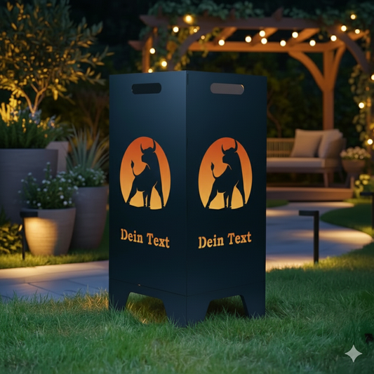 Feuertonne Bulle aus edlem Stahl