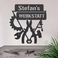Werkstattschilder