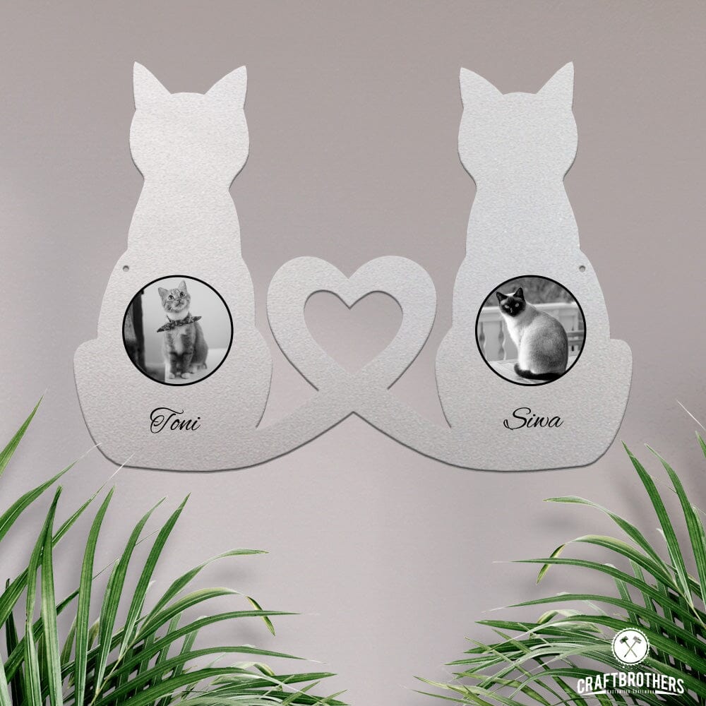 Zwei Katzen (personalisierbar) Craftbrothers