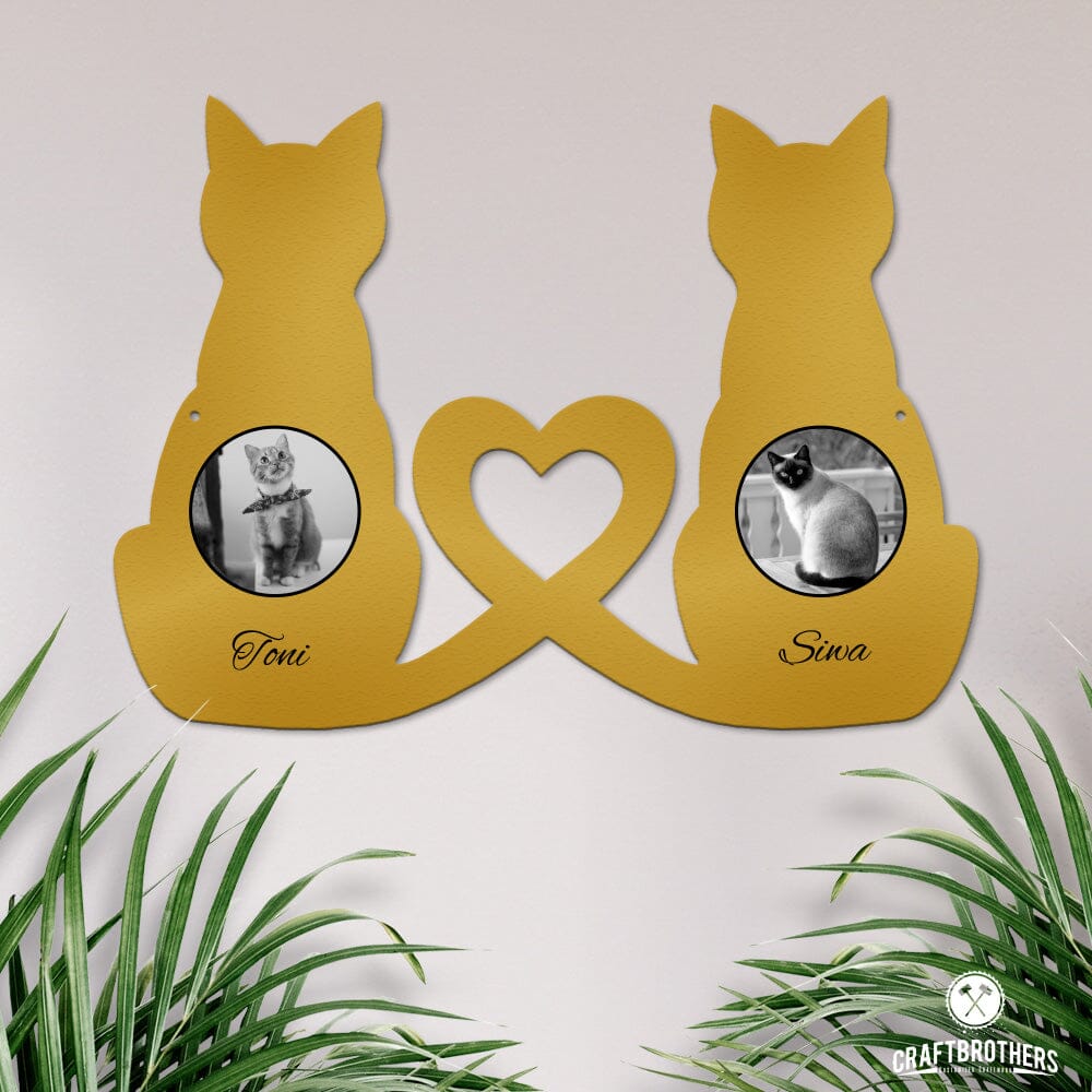 Zwei Katzen (personalisierbar) Craftbrothers