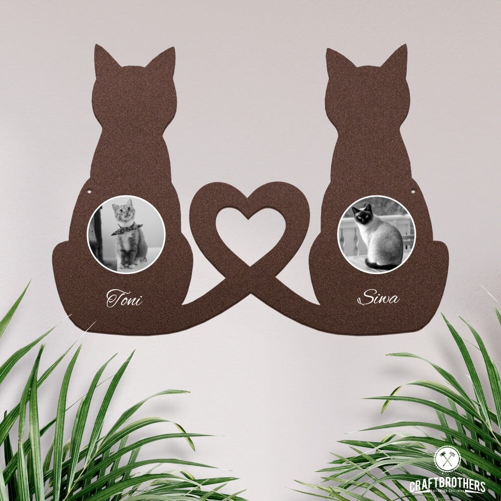 Zwei Katzen (personalisierbar) Craftbrothers