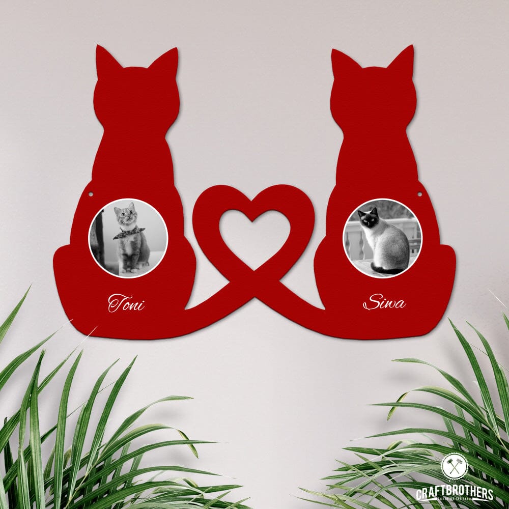 Zwei Katzen (personalisierbar) Craftbrothers