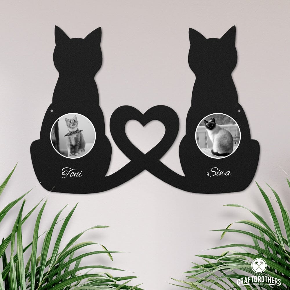 Zwei Katzen (personalisierbar) Craftbrothers