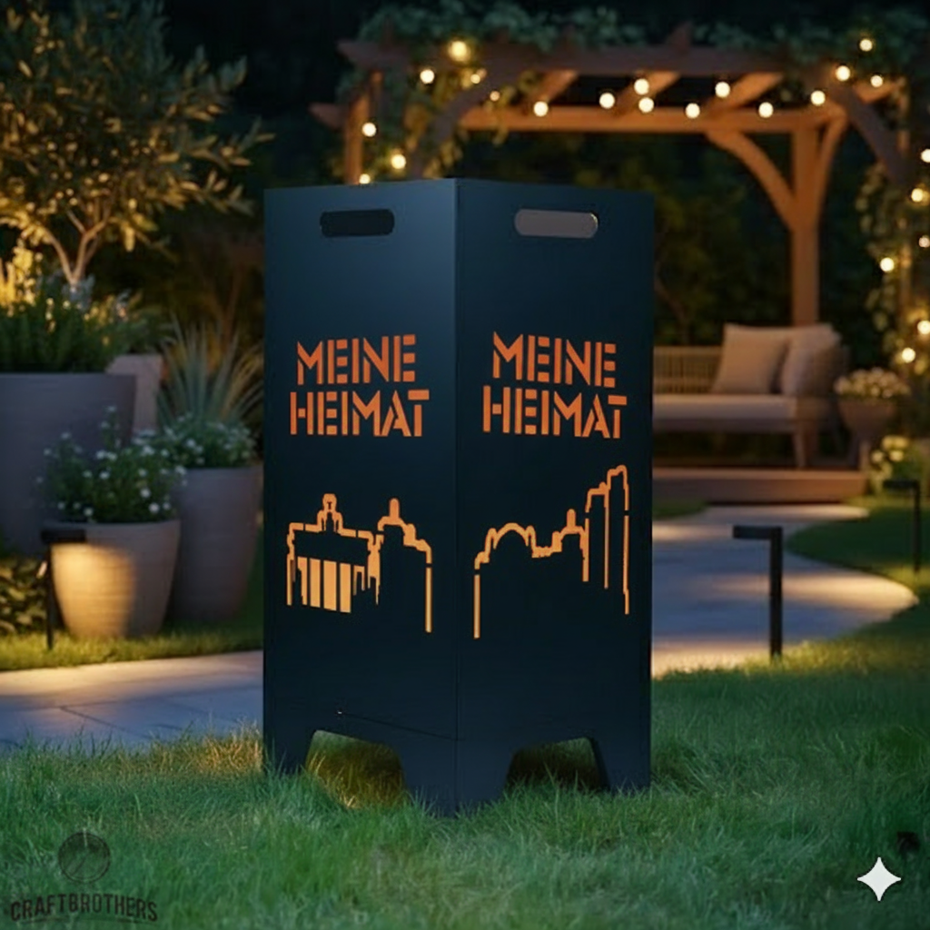 Feuertonne Berlin aus edlem Stahl
