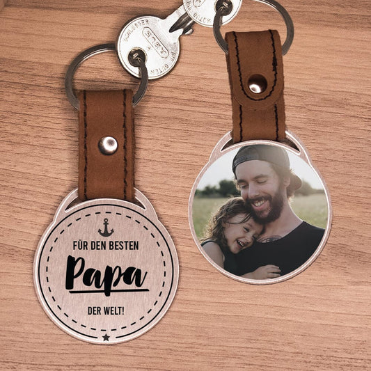 Foto - Schlüsselanhänger - Für den besten Papa! Schlüsselanhänger Craftbrothers