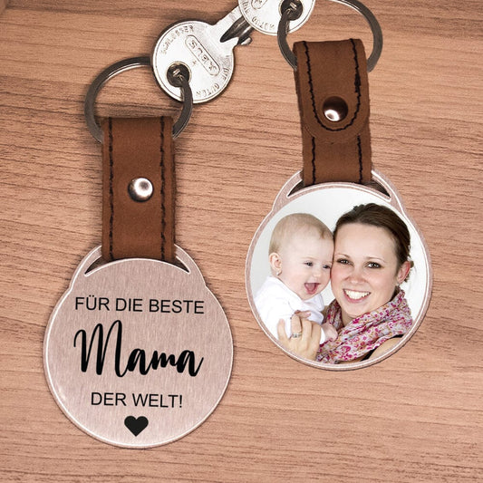 Foto - Schlüsselanhänger - Beste Mama der Welt Schlüsselanhänger Craftbrothers