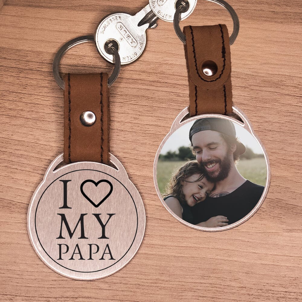 Foto - Schlüsselanhänger - I love my Papa! 2 Schlüsselanhänger Craftbrothers