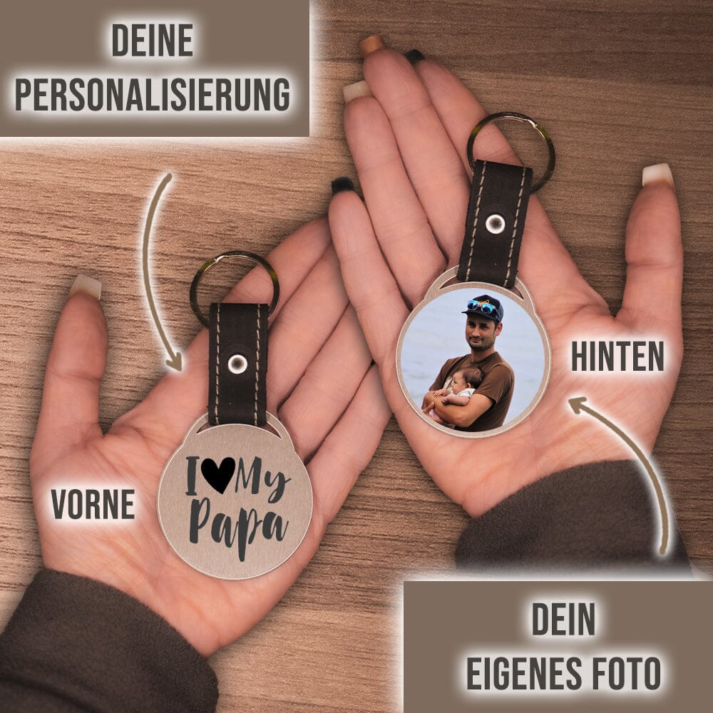 Foto - Schlüsselanhänger - I love my Papa! Schlüsselanhänger Craftbrothers