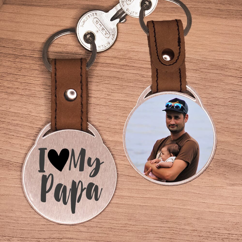 Foto - Schlüsselanhänger - I love my Papa! Schlüsselanhänger Craftbrothers