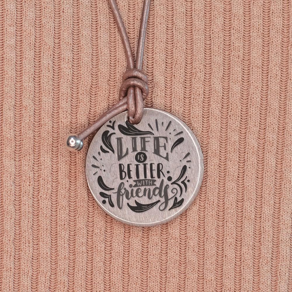 personalisierbare Halskette "Friends" Craftbrothers
